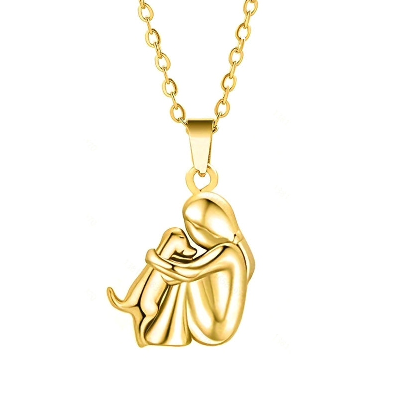 Elin™ | Collar con colgante de perrito