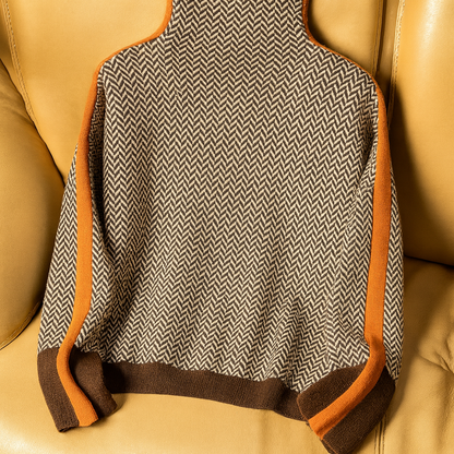 Verena™ | Cuello Alto Rayas Couture