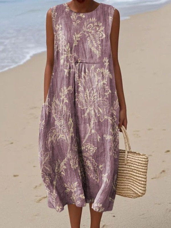 Mia™ | Vestido Midi de Flores