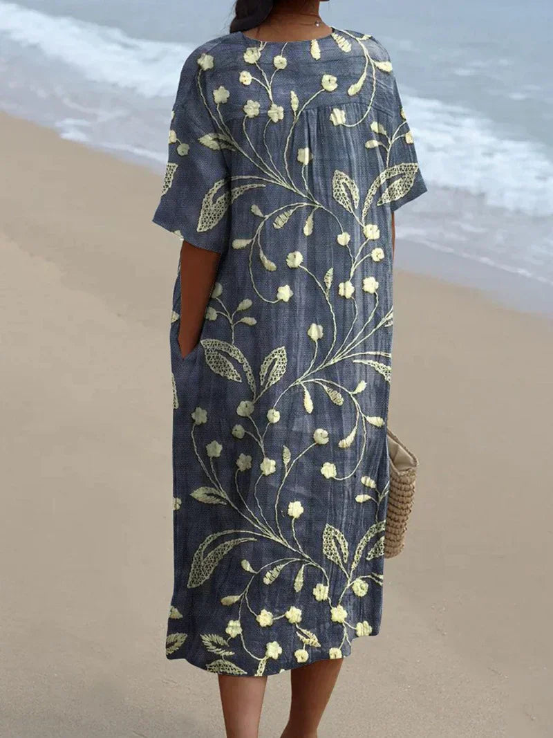 Enora™ | Vestido bordado con flores